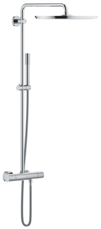 Grohe Rainshower System 400 Duvara Monte Termostatik Bataryalı Duş Sistemi - 27174001 - 1