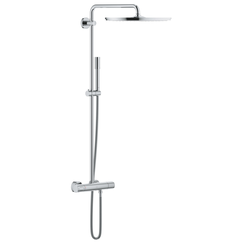 Grohe Rainshower System 400 Duvara Monte Termostatik Bataryalı Duş Sistemi - 27174001 - 2