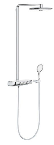 Grohe Rainshower System Smartcontrol Duo 360 Duvara Monte Termostatik Bataryalı Duş Sistemi - 26250000 - GROHE