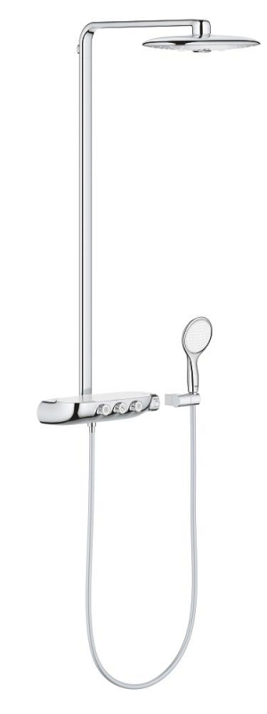 Grohe Rainshower System Smartcontrol Duo 360 Duvara Monte Termostatik Bataryalı Duş Sistemi - 26250000 - 1