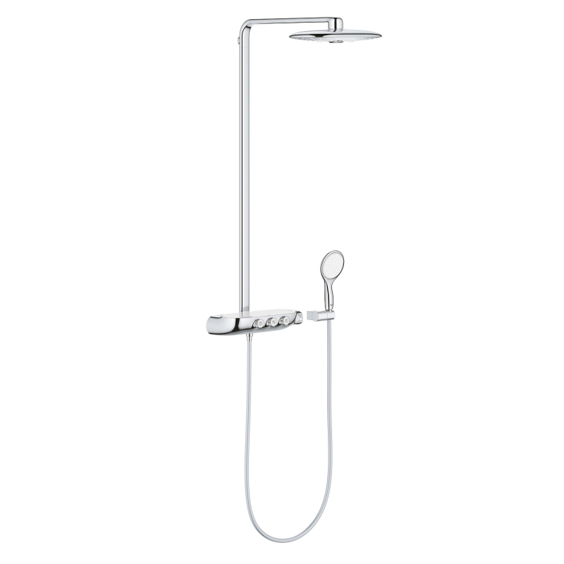 Grohe Rainshower System Smartcontrol Duo 360 Duvara Monte Termostatik Bataryalı Duş Sistemi - 26250000 - 2
