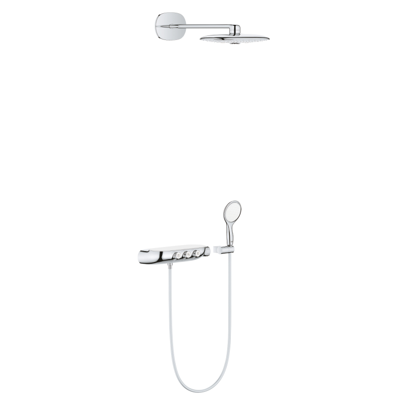 Grohe Rainshower System Smartcontrol Duo 360 Termostatik Yarı Ankastre Duş Bataryası - 26443000 - 2