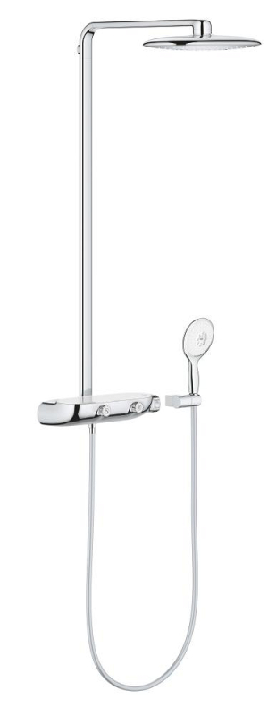 Grohe Rainshower System Smartcontrol Mono 360 Duvara Monte Termostatik Bataryalı Duş Sistemi - 26361000 - 1