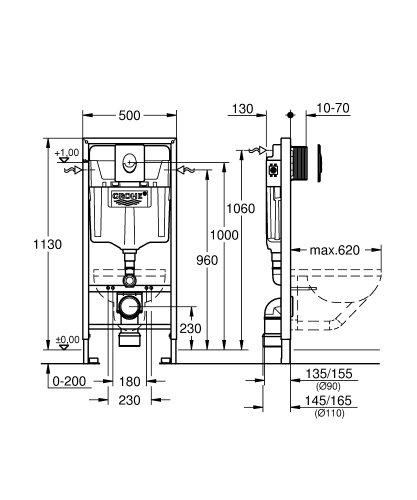 Grohe Rapid Sl - 38763001 - 3