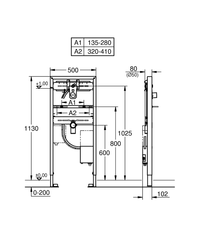 Grohe Rapid Sl Ankastre Fotoselli Lavabo Bataryası İçin İç Gövde - 38748002 - 3