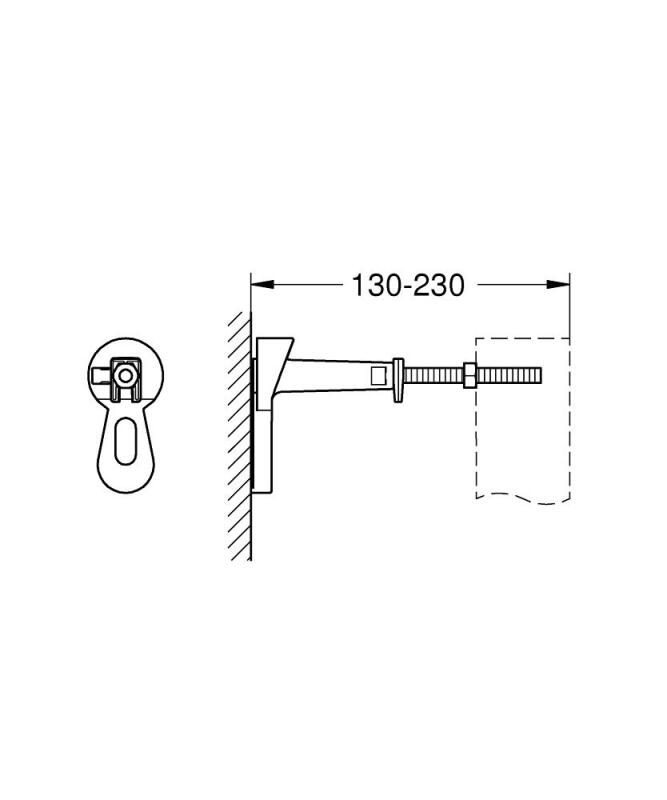 Grohe Rapid Sl Duvar Montaj Askısı - 3855800M - 3