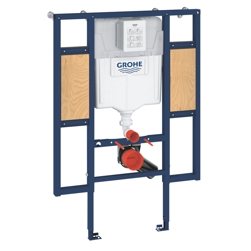 Grohe Rapid Sl Engelli Wc, Gömme Rezervuar, 1.13 M Montaj Yüksekliği, Duvar Desteği İçin Montaj Ekipmanları İle - 39140000 - 2