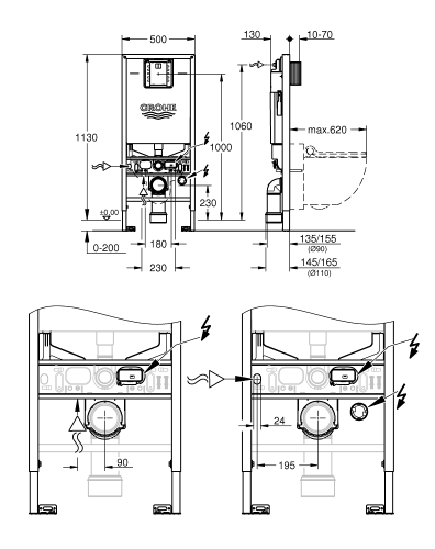 Grohe Rapid Slx - 39596000 - 3