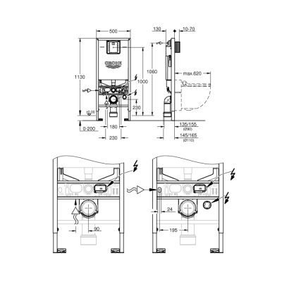 Grohe Rapid Slx - 39596000 - 2