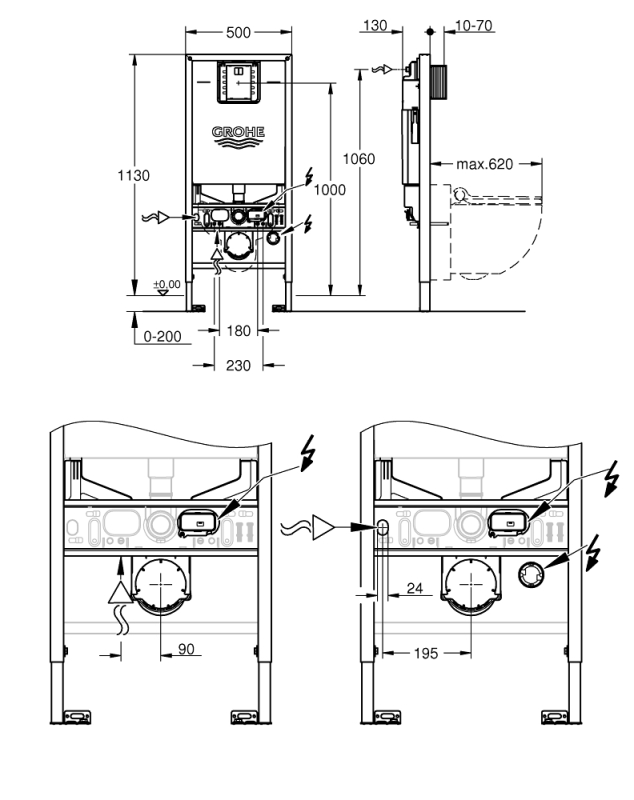 Grohe Rapid Slx - 39597000 - 3