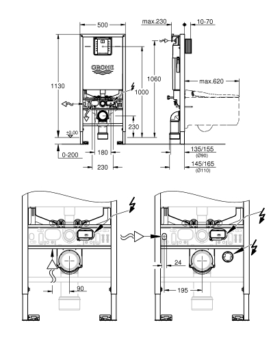 Grohe Rapid Slx - 39600000 - 3