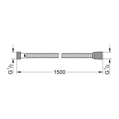 Grohe Relaxa Metal Hortum -28143001 - 2