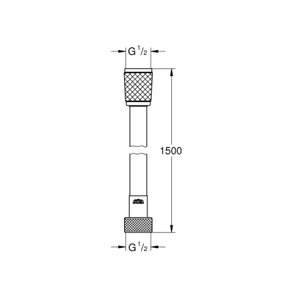 Grohe Relexaflex Duş Hortumu 1500 - 28151001 - 2