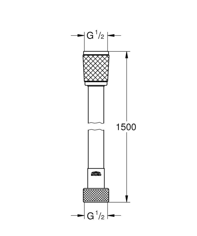 Grohe Rotaflex Duş Hortumu 1500mm - 28409002 - 3