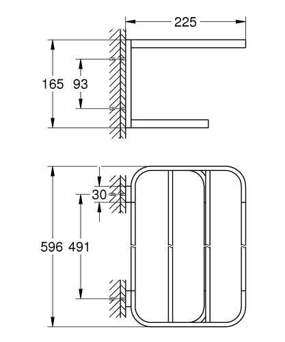 Grohe Selection Banyo Havluluğu - 41066000 - 4