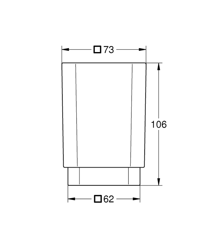 Grohe Selection Cube Fırçalık - 40783000 - 3