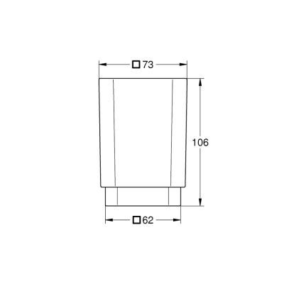 Grohe Selection Cube Fırçalık - 40783000 - 2