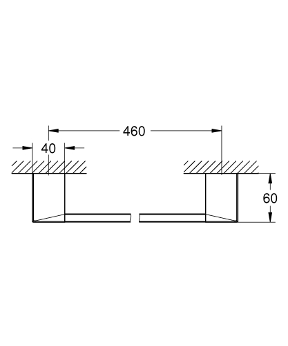Grohe Selection Cube Havluluk - 40767000 - 3
