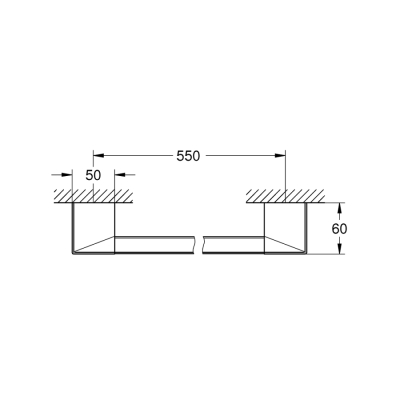 Grohe Selection Cube Tutamak/Havluluk - 40807000 - 2