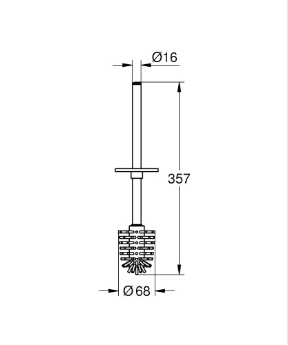 Grohe Selection Cube Yedek Fırça - 40868000 - 3
