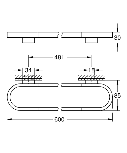 Grohe Selection Havluluk - 41056000 - 4