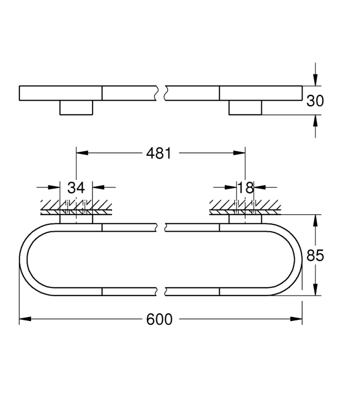 Grohe Selection Havluluk - 41056Gn0 - 4