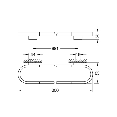 Grohe Selection Havluluk - 41058000 - 2