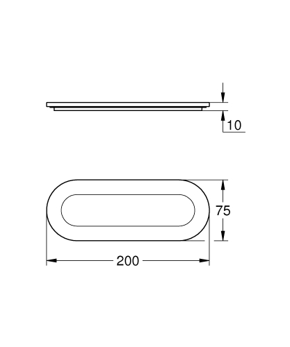 Grohe Selection Sabunluk, Tutacak Hariç - 41036000 - 4