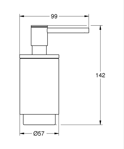 Grohe Selection Sıvı Sabunluk Mat Siyah - 4