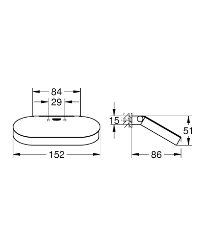 Grohe Selection Tuvalet Kağıtlığı - 41069A00 - 4