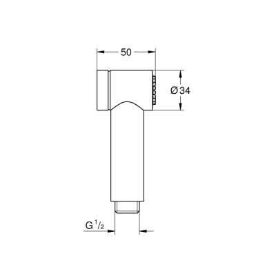 Grohe Sena Taharet Spreyi 35 El Duşu 1 Akışlı - 26328000 - 2