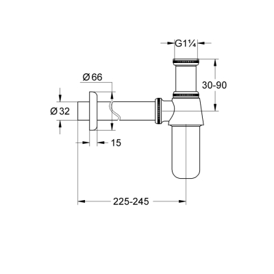 Grohe Sifon 1 1/4