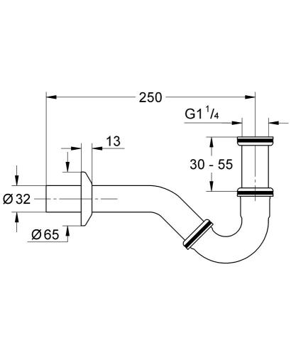 Grohe Sifon 1 1/4