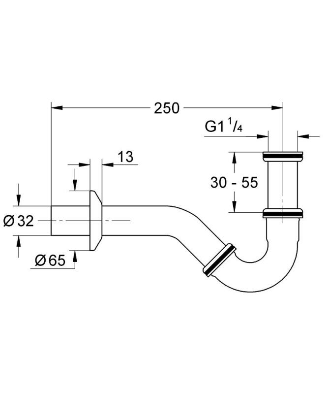 Grohe Sifon 1 1/4