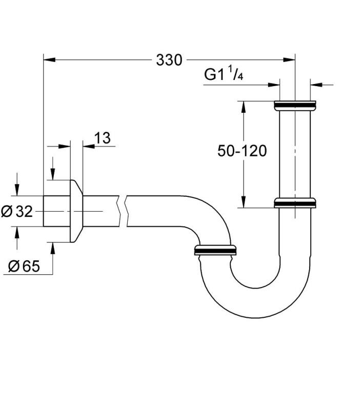Grohe Sifon - 28961000 - 3