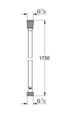Grohe Silverflex Duş hortumu 1250 mm - 28388A01 - 2