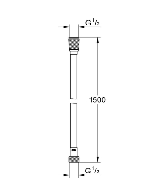 Grohe Silverflex Plastik Duş Hortumu 150 cm – 28364001 - 2