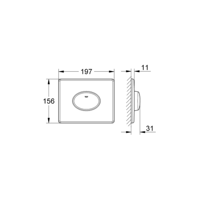 Grohe Skate Air Kumanda Paneli - 38565000 - 2