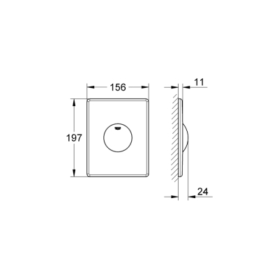 Grohe Skate Kumanda Paneli - 38573Sh0 - 2