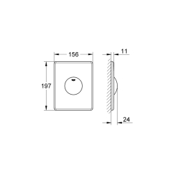 Grohe Skate Kumanda Paneli - 38573Sh0 - 2