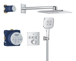 Grohe Smart Control Termostatik Ankastre Banyo Bataryası Seti Krom - GROHE