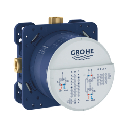 Grohe Smart Control Termostatik Ankastre Banyo Bataryası Seti İ Fırçalanmış Altın - 4