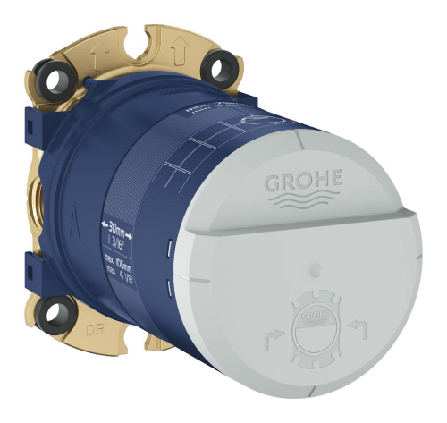 Grohe Smart Control Termostatik Ankastre Banyo Bataryası Seti İ Fırçalanmış Antracit - 3
