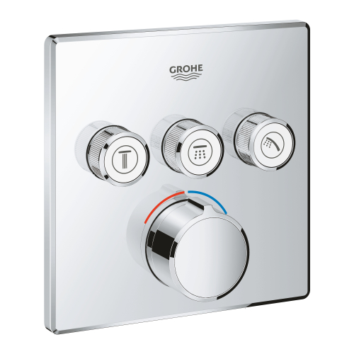 Grohe Smartcontrol 3 Valfli Akış Kontrollü Ankastre Duş Bataryası - 29149000 - 2