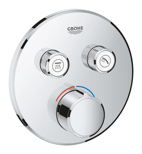Grohe Smartcontrol Çift Valfli Akış Kontrollü Ankastre Duş Bataryası - 29145000 - 1