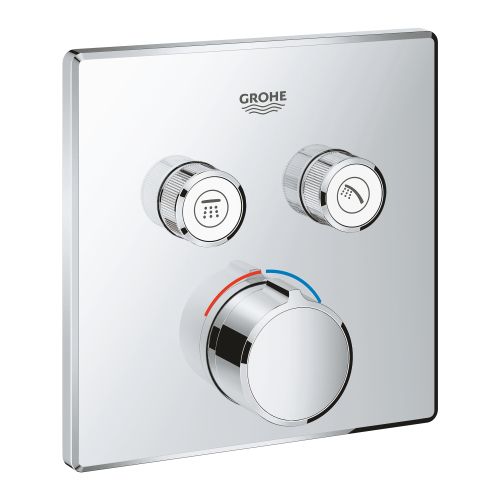 Grohe Smartcontrol Çift Valfli Akış Kontrollü Ankastre Duş Bataryası - 29148000 - 2