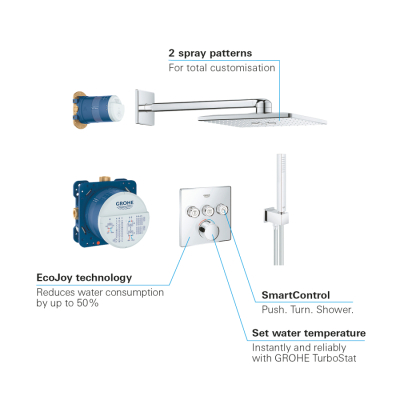 Grohe Smartcontrol Duş Seti - 34712000 - 3