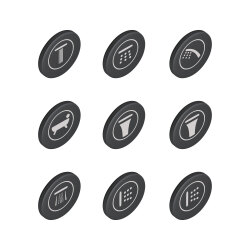 GROHE Smartcontrol Siyah Tuş Takımı (14077XH0) - 