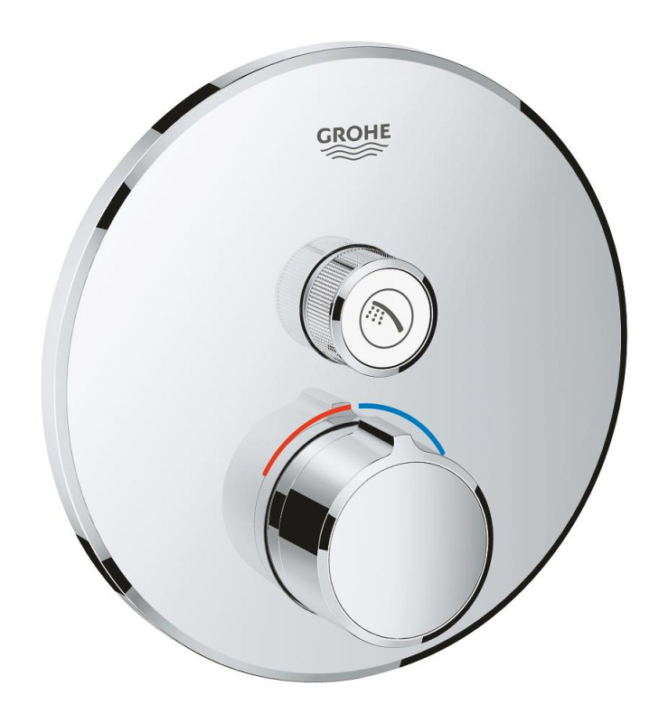 Grohe Smartcontrol Tek Valfli Akış Kontrollü Ankastre Duş Bataryası - 29144000 - 1