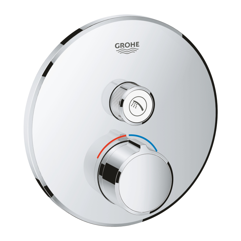 Grohe Smartcontrol Tek Valfli Akış Kontrollü Ankastre Duş Bataryası - 29144000 - 2